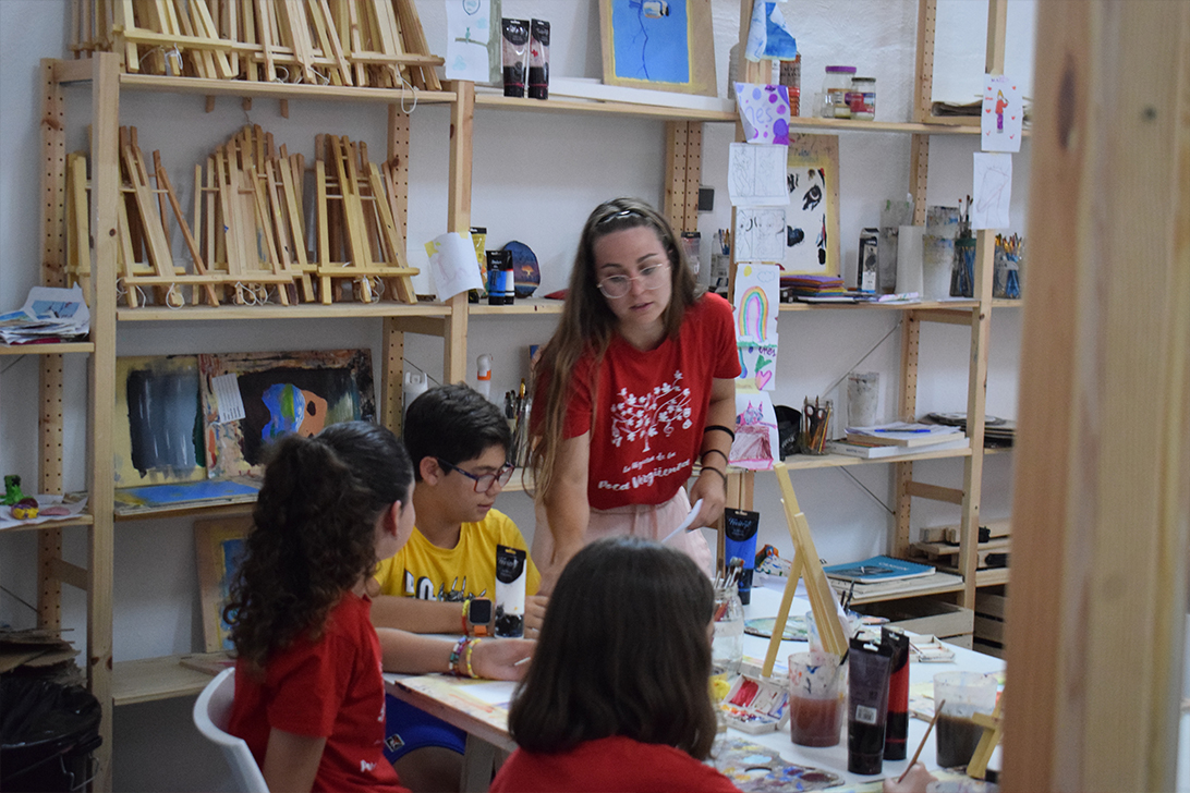 ESCUELA ARTES ESCENICAS LA HIGUERA DE LA POCA VERGUENZA CLASES PINTURA 33